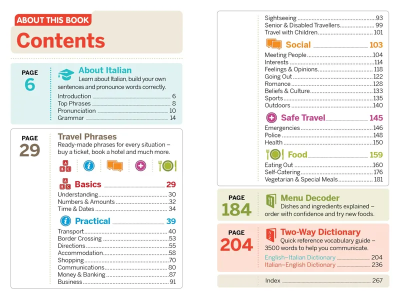 Lonely Planet Italian Phrasebook and Dictionary-1